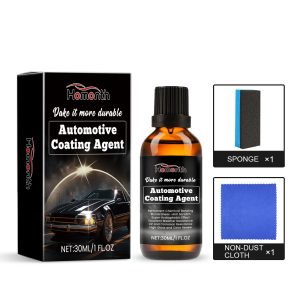 Agente de revestimento nano automóvel para acabamento brilhante, impermeável, anti-incrustante e protetor de pintura automóvel. Agente de revestimento