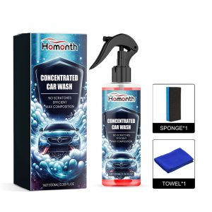 Lavagem concentrada de automóveis, limpeza de renovação exterior de automóveis, descontaminação, cuidados e manutenção.
