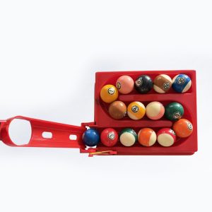 Suporte de alinhamento de bolas de bilhar impresso em 3D, auxiliar de treino de bilhar portátil e suporte para bolas de bilhar.