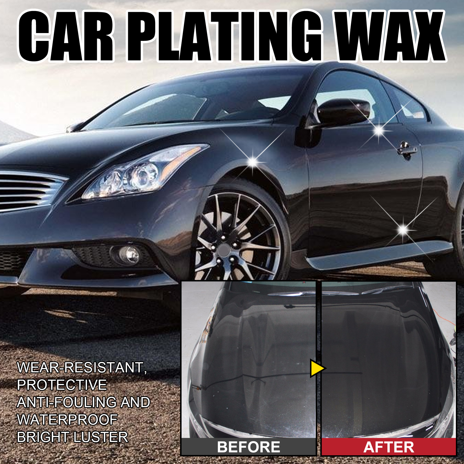 Cera sólida para encerar automóveis, com revestimento de cera cristalina, para reparação de riscos, descontaminação, polimento e manutenção. - Image 4