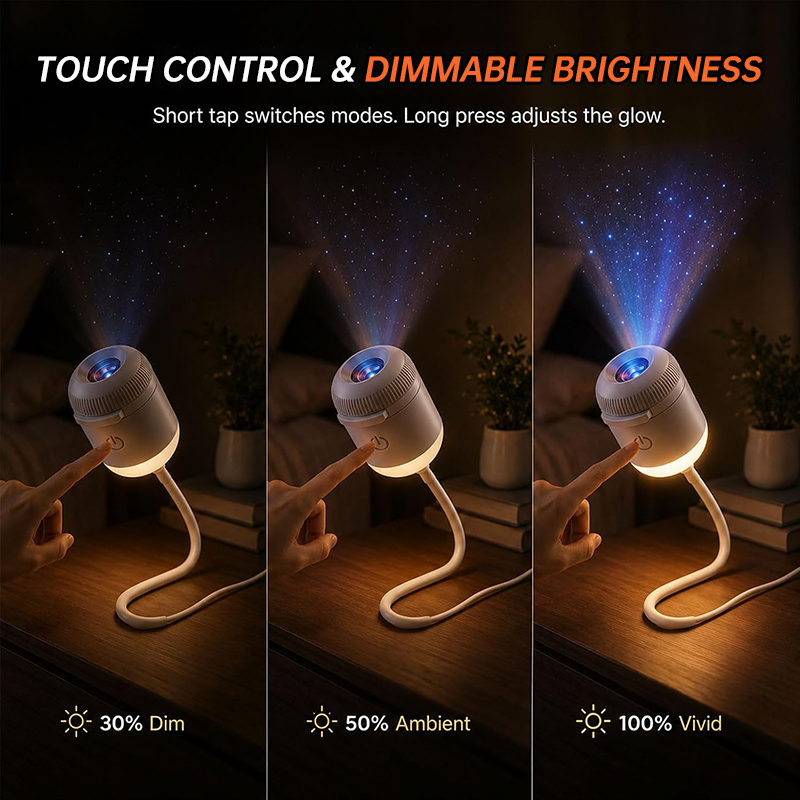 Projetor holográfico 5D Galáxias e Oceanos – Luz de presença LED inteligente com 24 películas para decoração de quartos e festas. - Image 7
