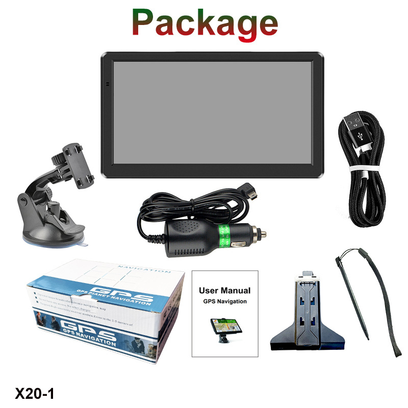 Navegador GPS portátil de 7 polegadas para utilização universal em automóveis e camiões, alta definição, 8 GB. - Image 5