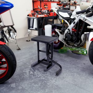Suportes e elevadores para motos todo-o-terreno, macaco de aço com altura ajustável de 11" a 16,5", capacidade de carga de 330 libras (aproximadamente