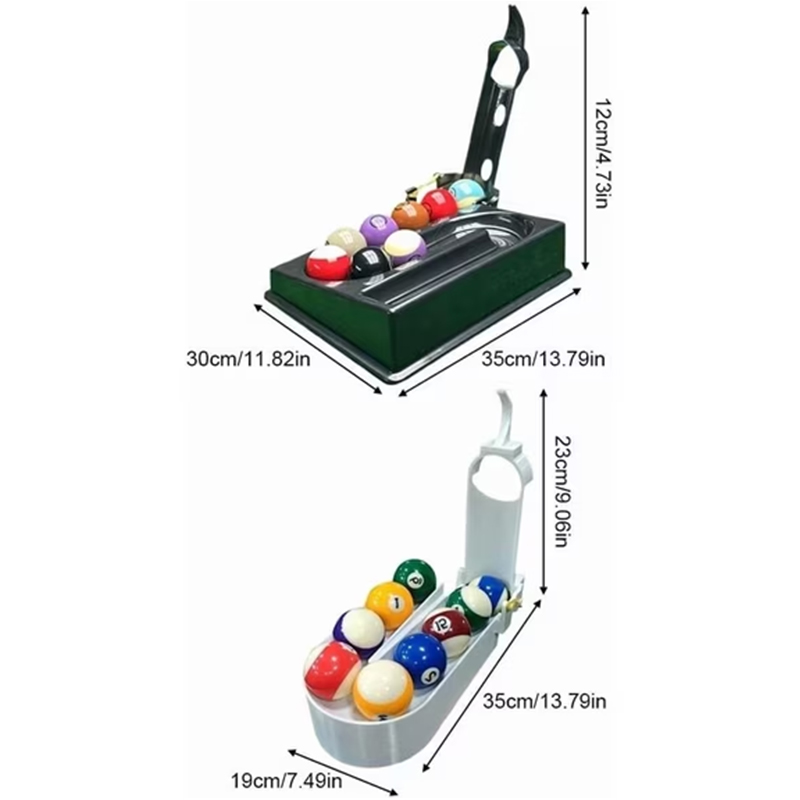 Suporte de alinhamento de bolas de bilhar impresso em 3D, auxiliar de treino de bilhar portátil e suporte para bolas de bilhar. - Image 10