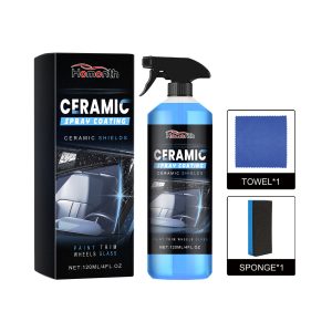 Revestimento cerâmico em spray, removedor de manchas de óleo para pára-brisas e vidros.