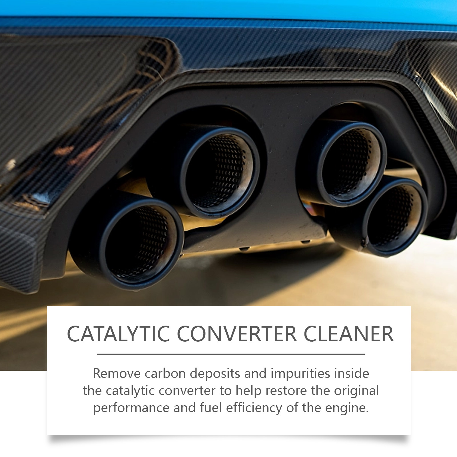 Agente de limpeza catalítica automóvel, agente de limpeza para remoção de carbono do escape e limpeza interna do motor automóvel. - Image 5