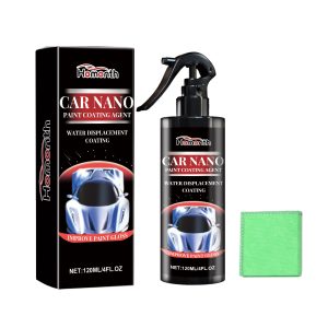 Agente de revestimento nano para pintura automóvel, manutenção, descontaminação e brilho da pintura. Spray de revestimento para todos os veículos.