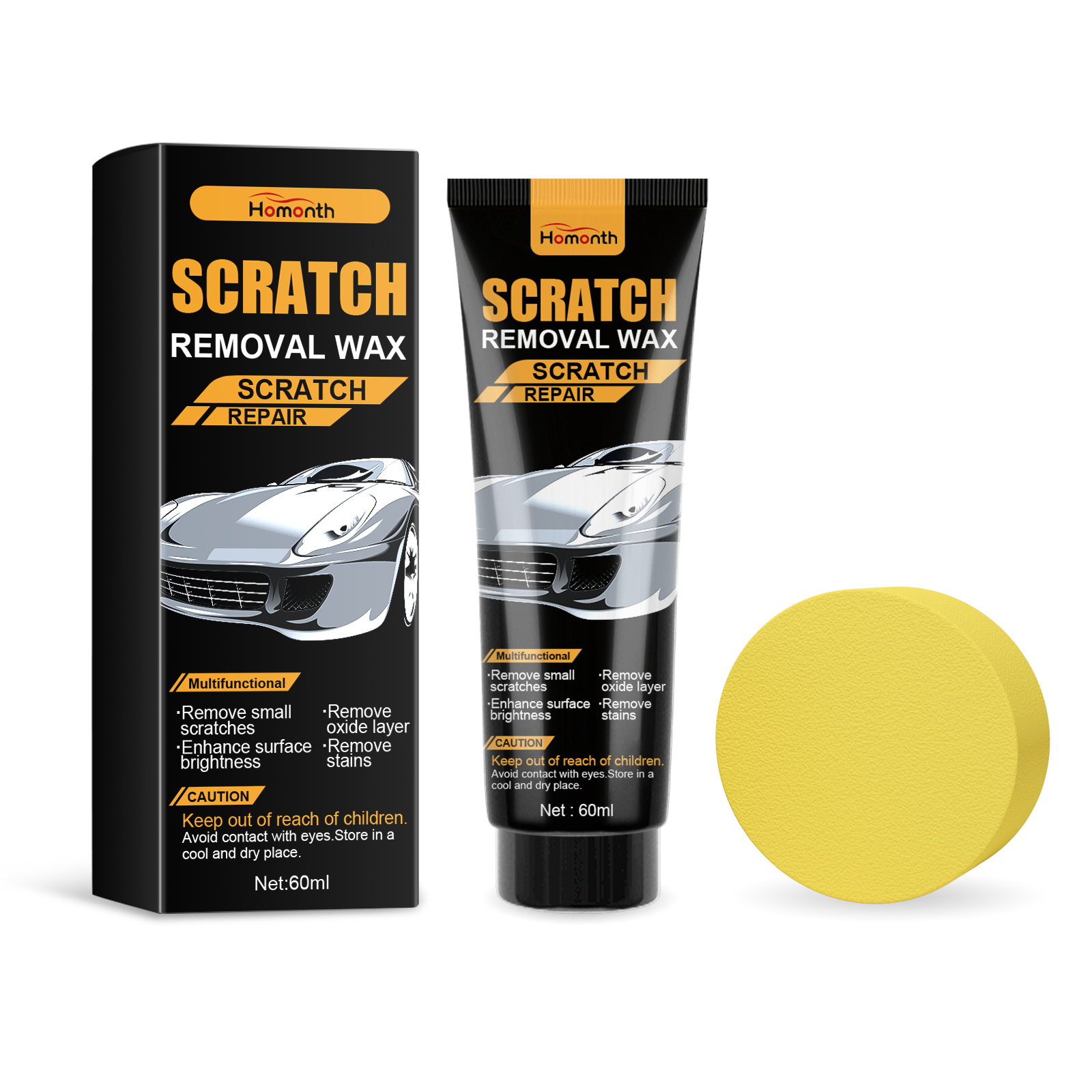 Creme reparador de riscos em automóveis, para polimento de marcas finas na pintura automóvel, revestimento de recondicionamento e reparação de riscos. - Image 2