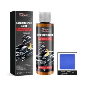Cera para polimento de riscos em automóveis, creme reparador para riscos e arranhões na pintura do automóvel, cera de polimento para manutenção.