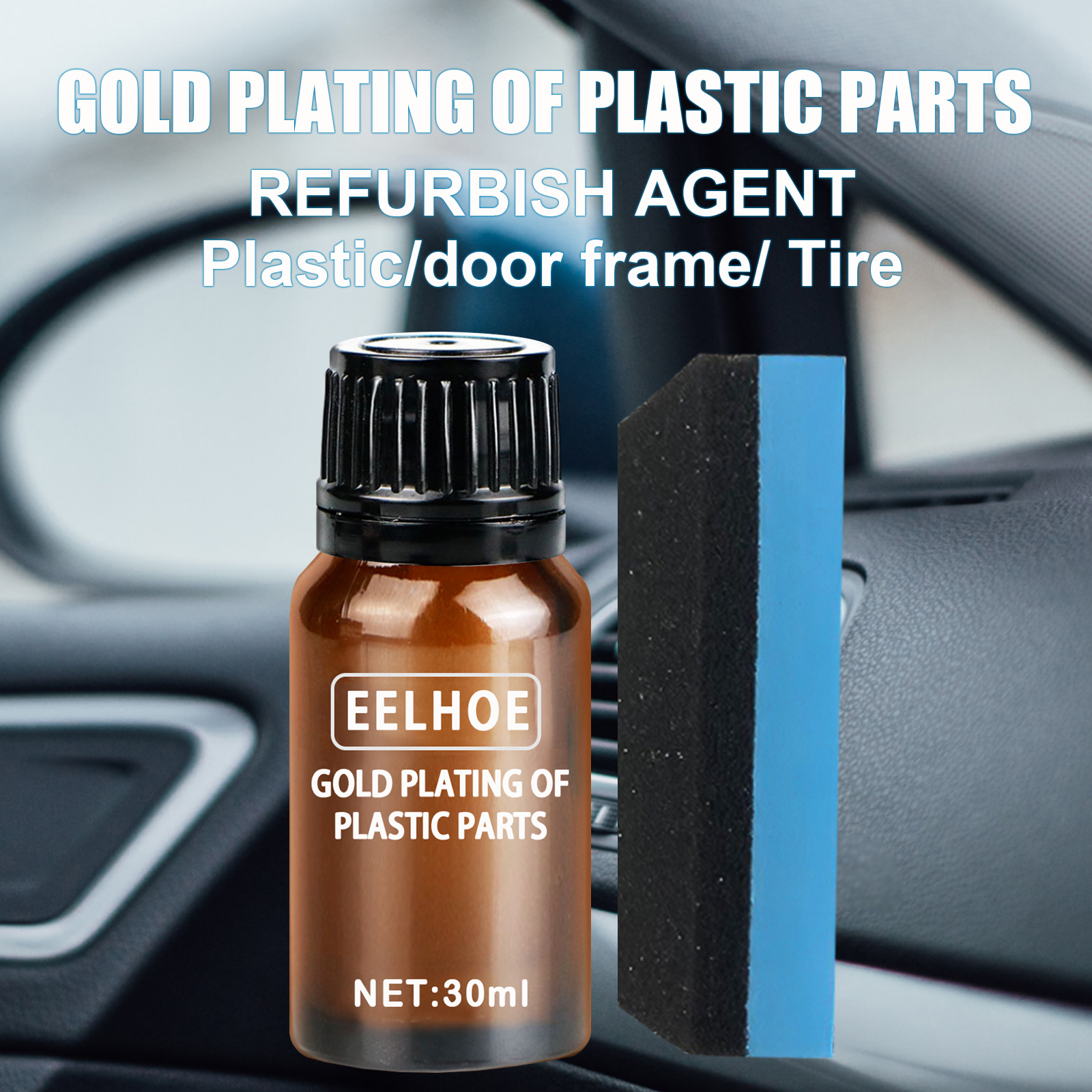 Agente de acabamento para revestimento de peças plásticas, revitalização de painéis de instrumentos automóveis e revestimento interior de plástico. - Image 5