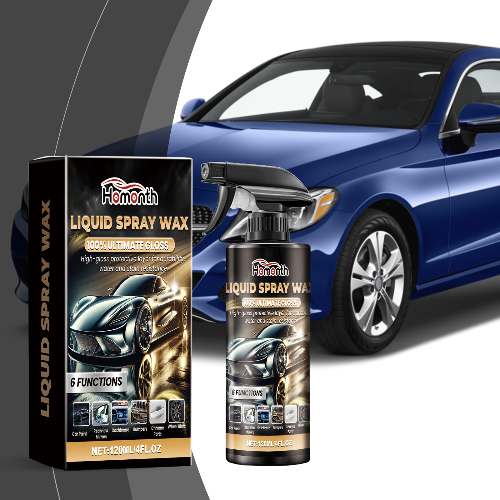 Spray Protetor de Revestimento Automotivo – Antirrisco, Brilho Intensificado e Manutenção da Pintura - Image 3