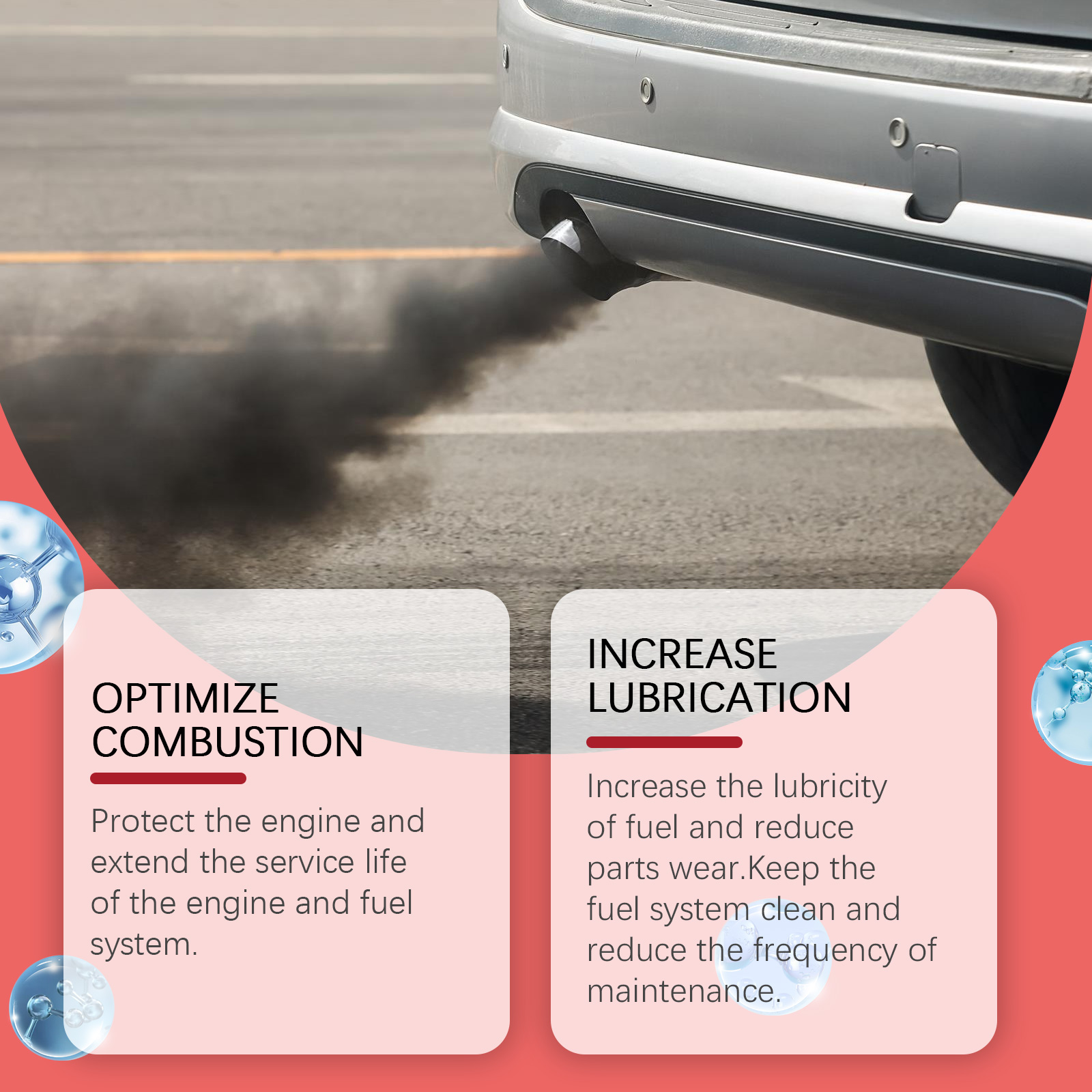 Aditivos de combustível automóvel Rayhong para proteger o motor e manter o sistema de peças limpas. - Image 3