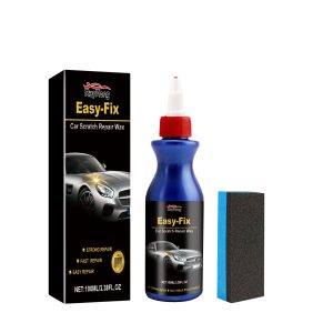 Cera para reparação de riscos em automóveis, revestimento abrasivo para polimento e manutenção de acabamento de pintura automóvel.