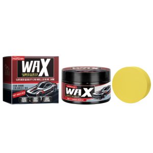 Cera para reparação da carroçaria, cera para polimento e reparação da pintura automóvel, que remove riscos e deixa o carro a brilhar como novo.