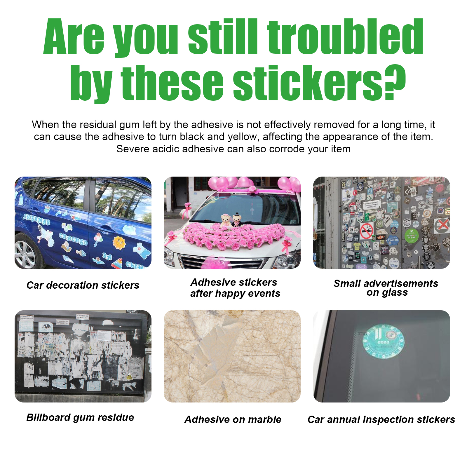 Removedor de Adesivos Multiusos, Removedor de Adesivos Autocolantes e Dupla Face, Limpador de Adesivos sem Resíduos - Image 4