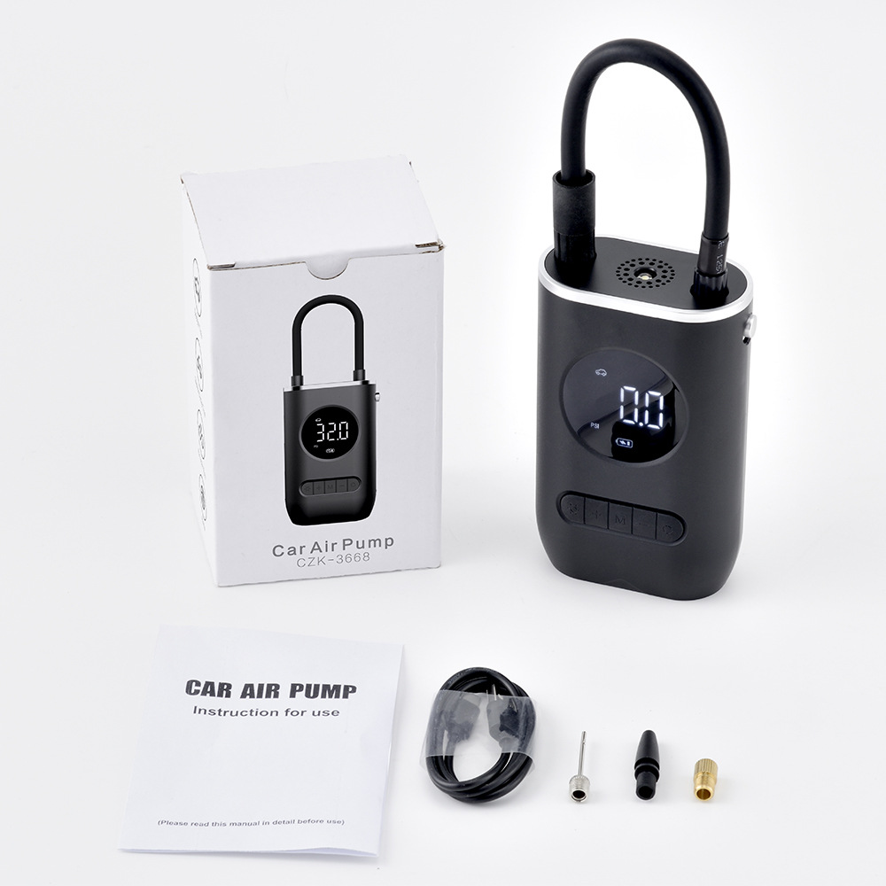 Nova bomba de enchimento portátil para carro, mini bomba de enchimento para pneus de bicicleta elétrica, carregamento sem fios, super bomba para enche - Image 5